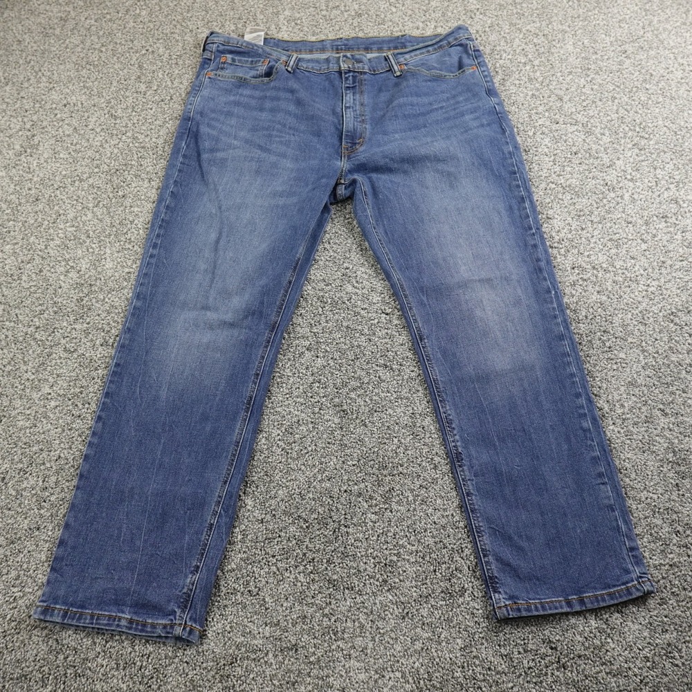 Levis Jeans Mens 40X30 Dark Blue Denim Pants 541 Athletic Taper Flex Stretch Dad - Picture 1 of 14